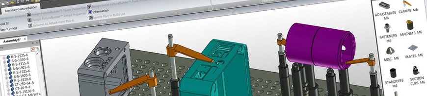 Renishaw lanceert een nieuwe versie van de FixtureBuilder 3D software